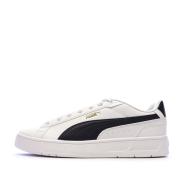 Baskets Blanches/Noires Homme Puma Court Classico pas cher
