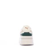 Baskets Blanches/Vert Femme Puma Mayze Stack vue 3