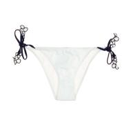 Bas de Bikini Blanc/Bleu Femme Nana Cara Julia pas cher