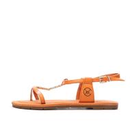 Sandales Orange Femme Chattawak RAMA pas cher