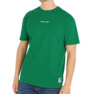 T-shirt Vert Homme Tommy Jeans Reg Gd
