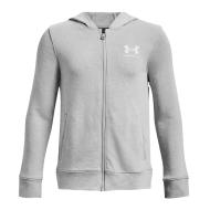 Sweat Zippé Gris Garçon Under Armour Ua Rival Terry pas cher