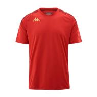 Maillot de Sport Rouge Junior Kappa Gianto 351F4LW