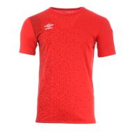 T-shirt Rouge Homme Umbro Match pas cher