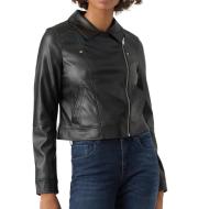 Veste Simili Cuir Noire Femme Vero Moda Bella Annabel pas cher