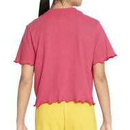 T-shirt Rose Fille Nike Energy Boxy Frilly vue 2
