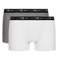 Lot de 3 Boxers Blanc/Gris Homme Dim D6596 pas cher