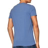 T-shirt Bleu Homme Pepe Jeans Original Stretch vue 2