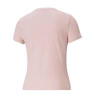 T-shirt Rose Femme Puma Classics vue 2