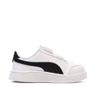 Zapatillas blancas/negras para niño Puma Shuffle ver 2