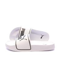 Claquettes Blanches Mixte Puma Leadcat