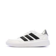 Zapatillas blancas/negras para niño Adidas Courtblock barato