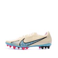 Chaussures de Foot Blanc/Bleu Homme Nike Zoom Vapor 15 Academy AG pas cher