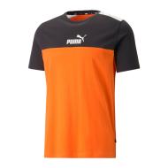 T-shirt Orange/Noir Homme Puma Ess Block pas cher