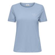 T-shirt Bleu Femme JDY Kitty