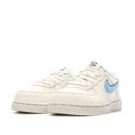 Baskets Blanche/Bleu Garçon Nike Force 1 vue 6