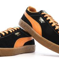 Baskets Noires/Oranges Homme Puma Delphin vue 7