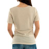 T-shirt Beige Femme Morgan Diwi vue 2
