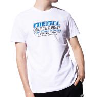T-shirt Blanc Homme Diesel Diegos A02970 pas cher