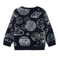 Sweat Marine Garçon Name it Daim Nasa vue 2