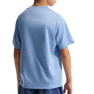 T-Shirt Bleu Ciel Enfant Nike Running vue 2