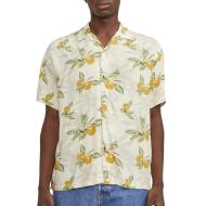 Chemise Manches Courtes Beige/Verte Homme Jack & Jones Jorluke