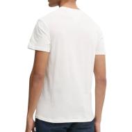 T-shirt Blanc Homme Tommy Hilfiger Linear DM0DM21188 vue 2