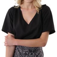 Blouse Noir Femme Deeluxe Amalia