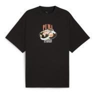 T-Shirt Noir Homme Puma Hoop pas cher