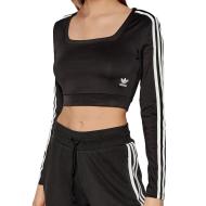 T-shirt manches longues Noir Femme Adidas Sleeve