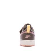 Baskets Violette/Rose Fille Nike Court Borough Low 2 vue 3