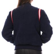 Bomber Bleu sherpa Femme Teddy Smith Banofa vue 2