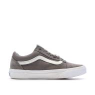 Baskets Grise Femme Vans Old Skool Check Bumper vue 2