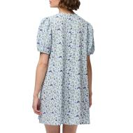 Pieces Talia Vestido Floral Azul Mujer ver 2