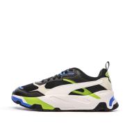 Baskets Noire/Blanches/Verte Homme Puma Trinity