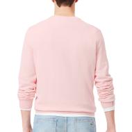 Pull Rose Homme Lacoste Organic Cotton Crew vue 2
