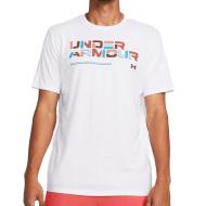 T-shirt Blanc Homme Under Armour 1382829 pas cher