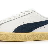 Baskets Blanc/Marine Homme Puma Clyde Vintag vue 7