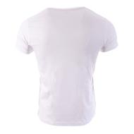 T-shirt Blanc Homme Schott V Neck Basic vue 2