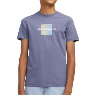 T-shirt Bleu Garçon Jack & Jones Jorfre pas cher
