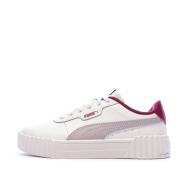 Baskets Blanches/Grises Fille Puma Carina 3.0 pas cher
