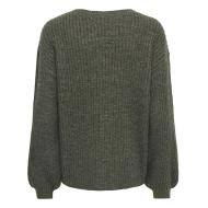 Pull Vert Femme JDY Tennison Life vue 2