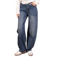 Jean Ballon Bleu Foncé Femme Monday Premium pas cher