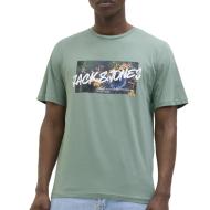T-shirt Kaki Homme Jack & Jones Hawaiitee