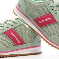 Green/Pink Women's Sneakers Teddy Smith 120549 Photo of the Espace des Marques %store% store - view of %key%