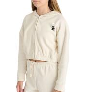 Sweat Zippé Fille Écru Le Temps Des Cerises Mirategi pas cher