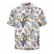 Chemise Blanche Garçon Jack & Jones Tropic