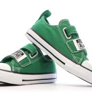 Baskets Vertes Garçon Converse All Star Sketch vue 7