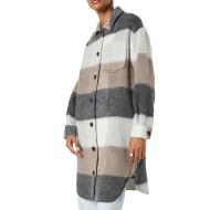 Surchemise Grise/Marron Femme Vero Moda Antonia pas cher