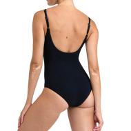 Maillot de bain 1 pièce Noir/Gris Femme Arena Arena Lucia vue 2